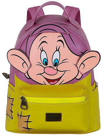 Disney Sete Anões Dopey Mochila Heady, Roxo