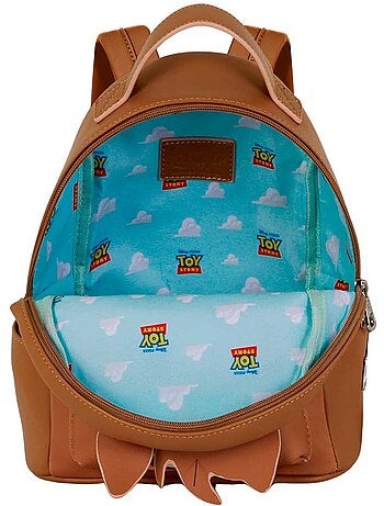 Disney Toy Story Bullseye Mochila Heady Pequena Premium, Marrom