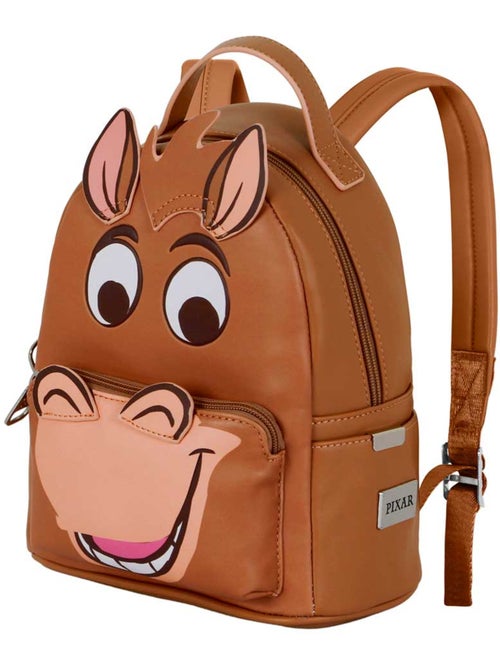 Disney Toy Story Bullseye Mochila Heady Pequena Premium, Marrom - Kiabi Disney Toy Story Bullseye Mochila Heady Pequena Premium, Marrom - Kiabi