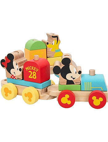 Disney Trem de Madeira Mickey e Minnie WOOMAX