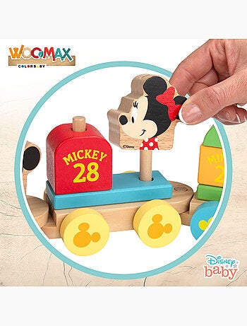 Disney Trem de Madeira Mickey e Minnie WOOMAX