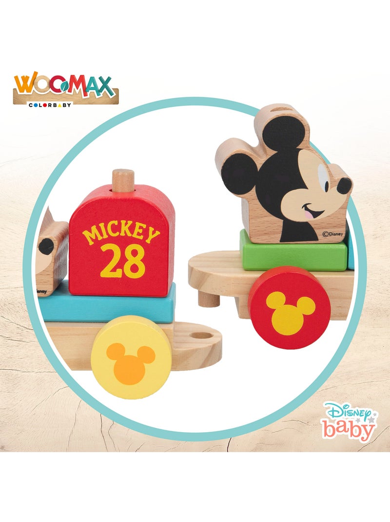 Disney Trem de Madeira Mickey e Minnie WOOMAX N/D - Kiabi