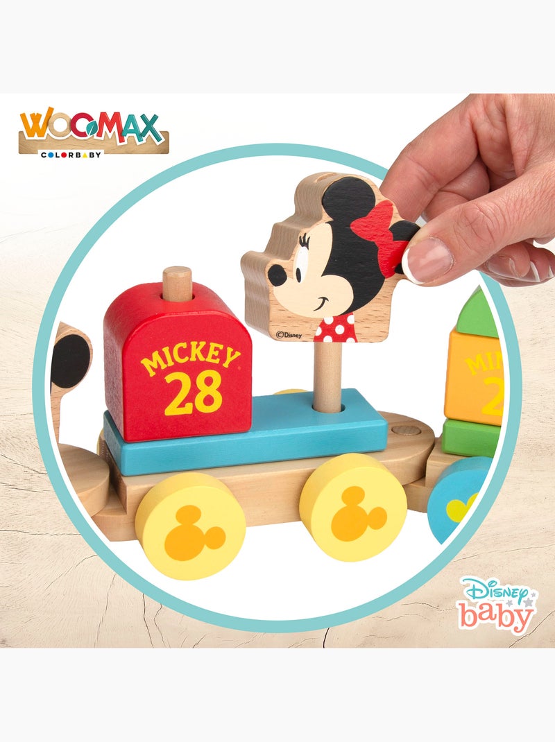 Disney Trem de Madeira Mickey e Minnie WOOMAX N/D - Kiabi