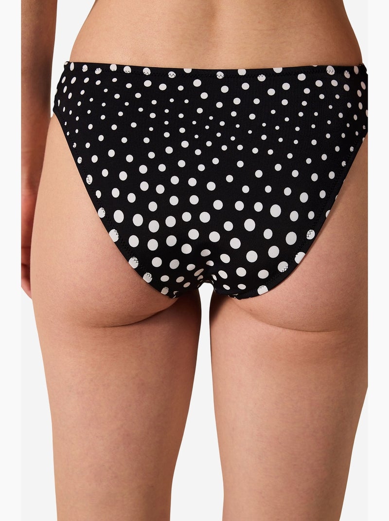 Dots chic parte de baixo de biquíni penti Preto - Kiabi