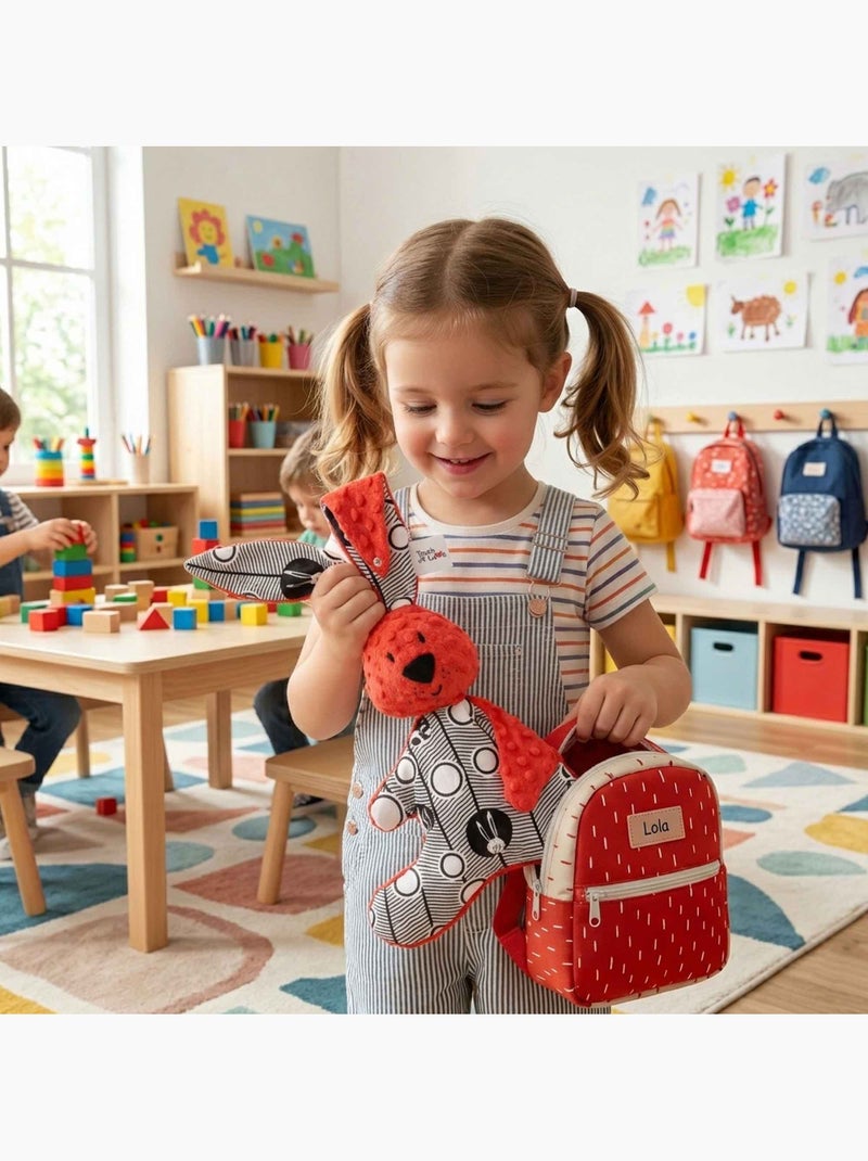 Doudou coelho xxl para bebé ultra macio | sevira kids Vermelho - Kiabi