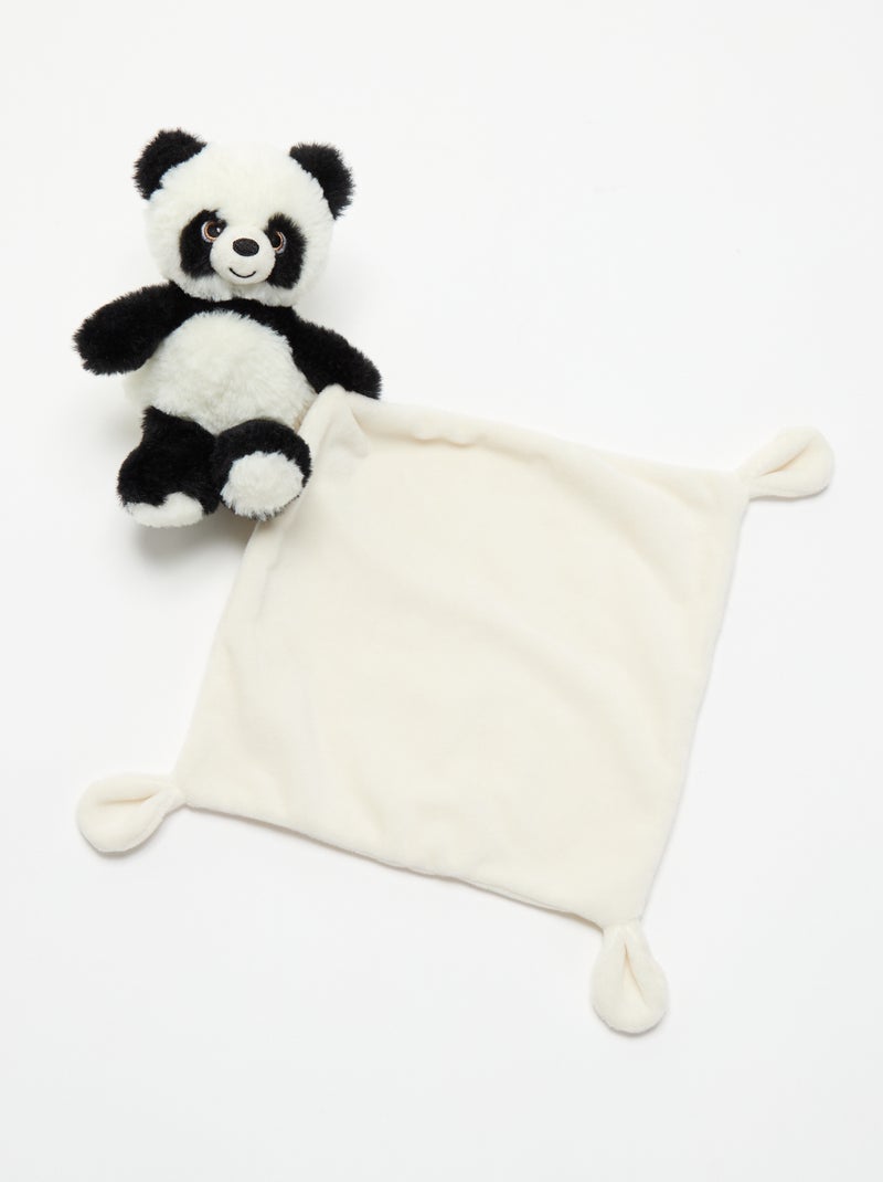 Doudou paninho de veludo Preto - Kiabi