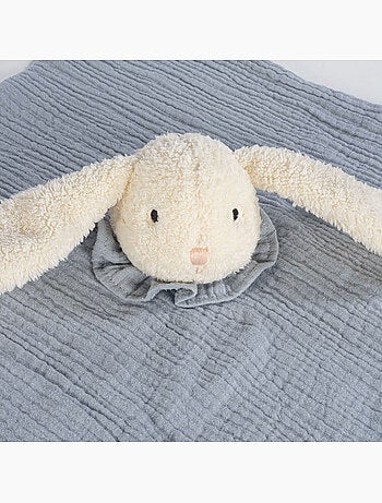 Doudou plano coelho em gaze de algodão | walking mum