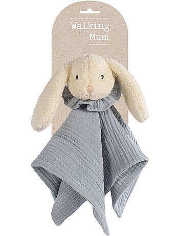 Doudou plano coelho em gaze de algodão | walking mum