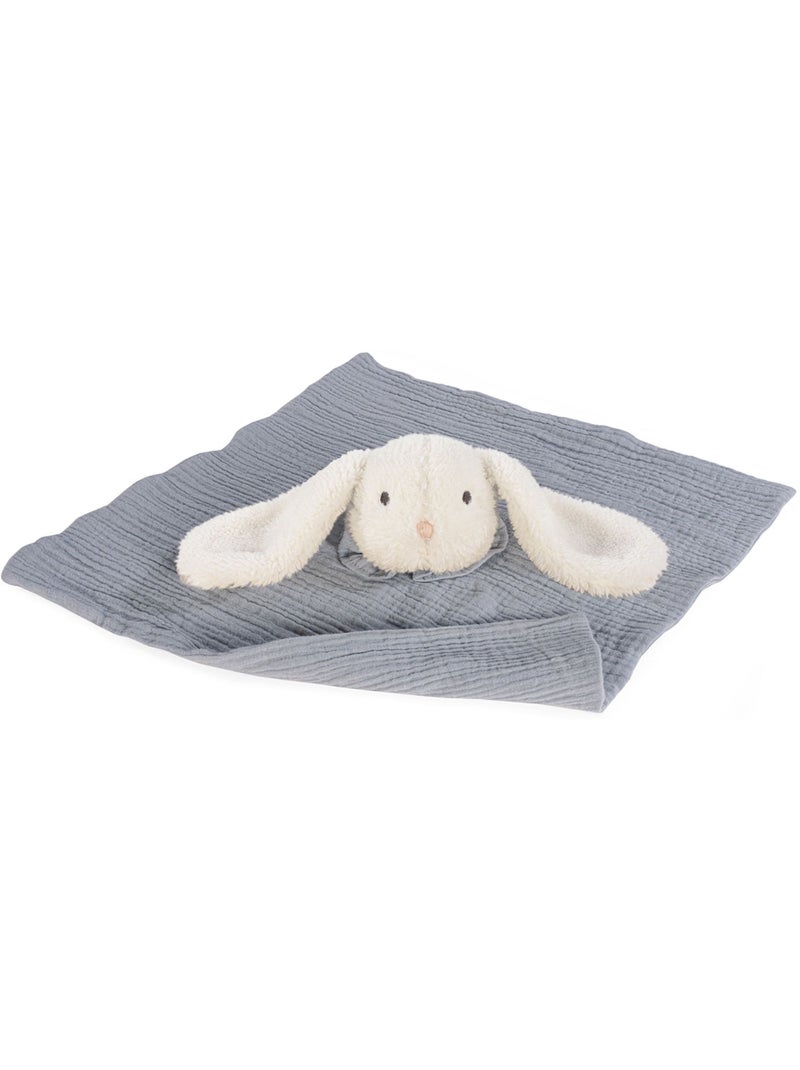 Doudou plano coelho em gaze de algodão | walking mum Cinza - Kiabi
