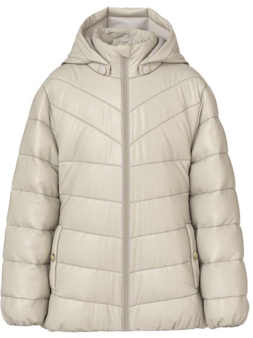Doudoune Bege para Menina Name It Monay - Kiabi Doudoune Bege para Menina Name It Monay - Kiabi