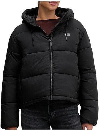 Doudoune Tommy Hilfiger Preta para Mulher DW0DW21625