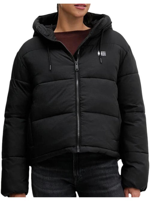 Doudoune Tommy Hilfiger Preta para Mulher DW0DW21625 - Kiabi Doudoune Tommy Hilfiger Preta para Mulher DW0DW21625 - Kiabi