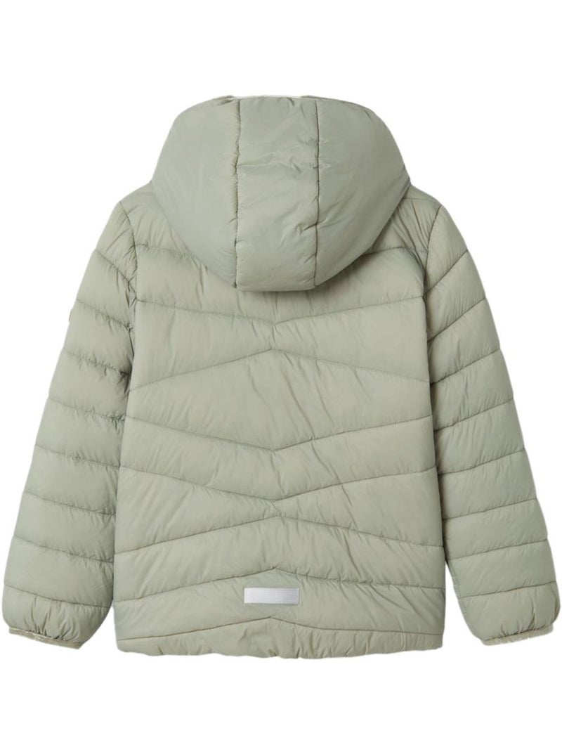 Doudoune Verde Claro Menina Name it Marble Verde - Kiabi
