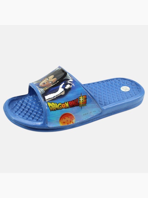 Dragon Ball Z - Chinelos infantis azuis com tira larga e personagem - Kiabi Dragon Ball Z - Chinelos infantis azuis com tira larga e personagem - Kiabi