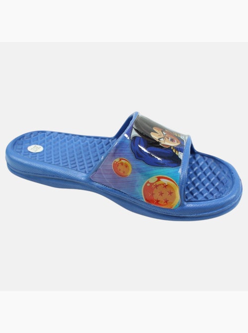 Dragon Ball Z - Chinelos infantis azuis com tira larga e personagem - Kiabi Dragon Ball Z - Chinelos infantis azuis com tira larga e personagem - Kiabi