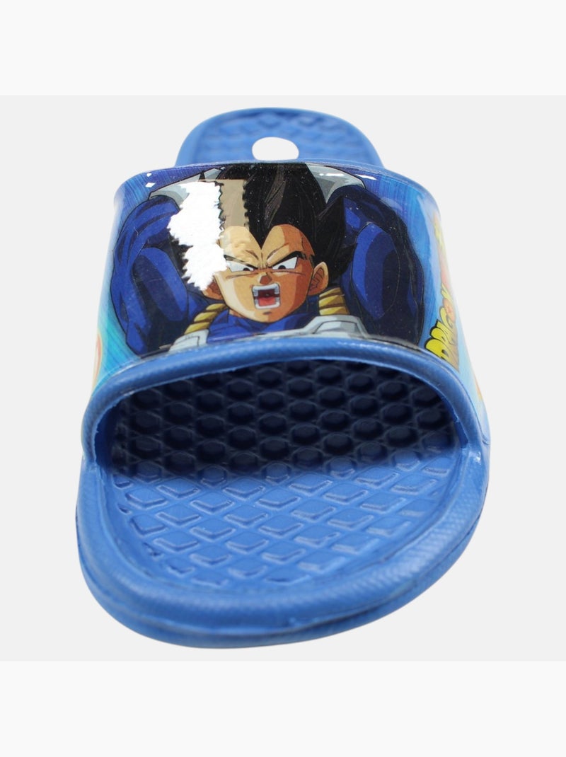 Dragon Ball Z - Chinelos infantis azuis com tira larga e personagem Azul - Kiabi