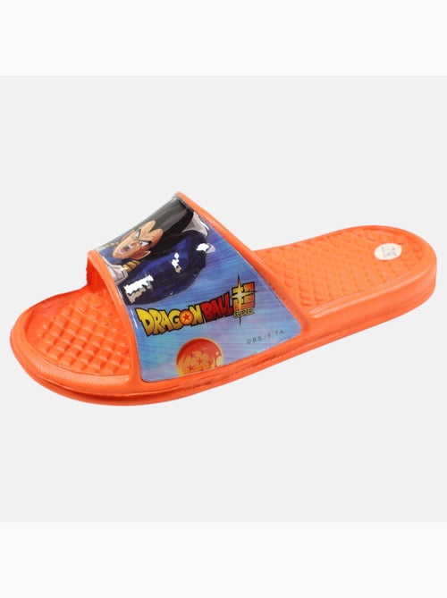 Dragon Ball Z - Chinelos infantis laranja com tira larga e personagem - Kiabi Dragon Ball Z - Chinelos infantis laranja com tira larga e personagem - Kiabi