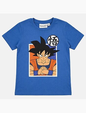 Dragon ball z - conjunto de camiseta e shorts combinando com um personagem licenciado