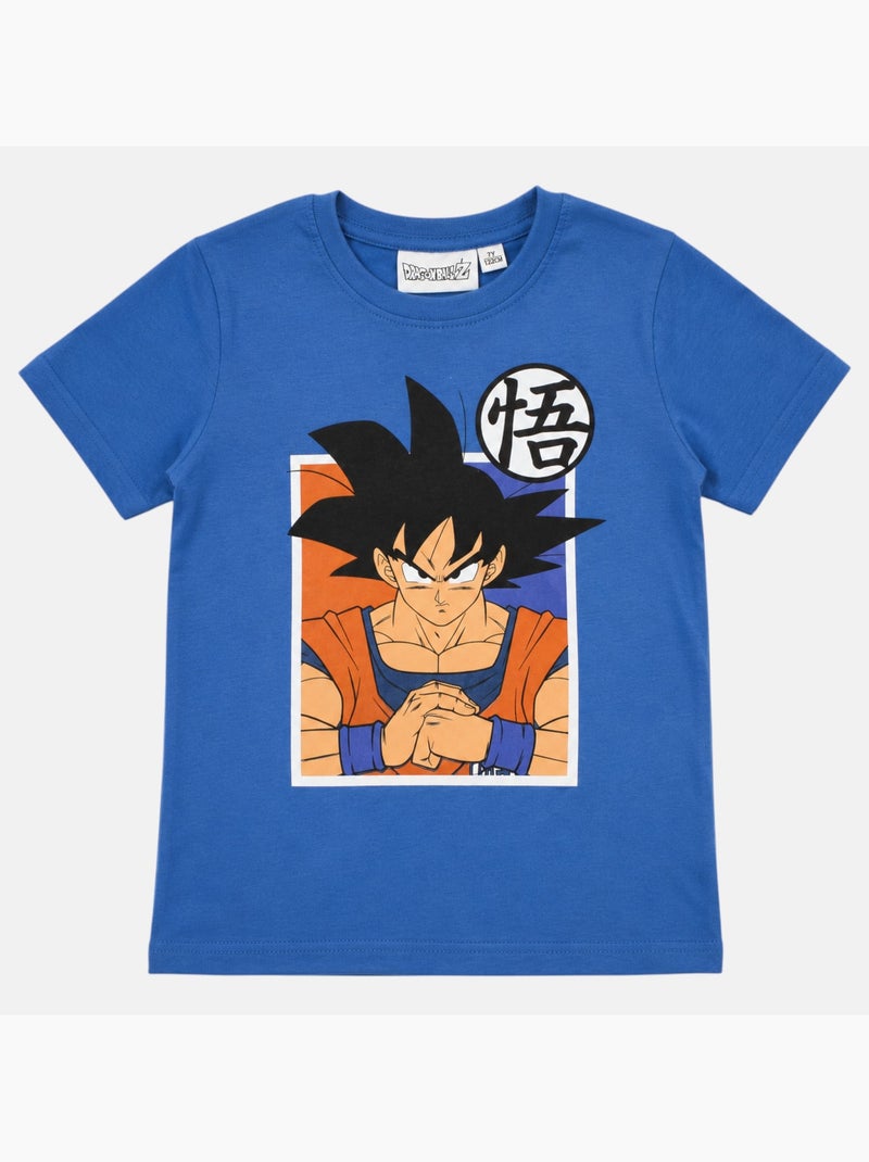 Dragon ball z - conjunto de camiseta e shorts combinando com um personagem licenciado Azul - Kiabi