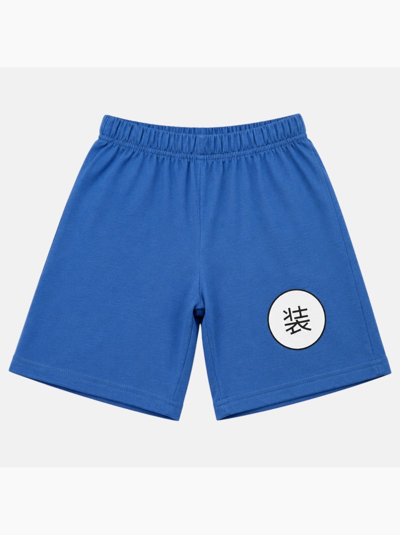 Dragon ball z - conjunto de camiseta e shorts combinando com um personagem licenciado Azul - Kiabi