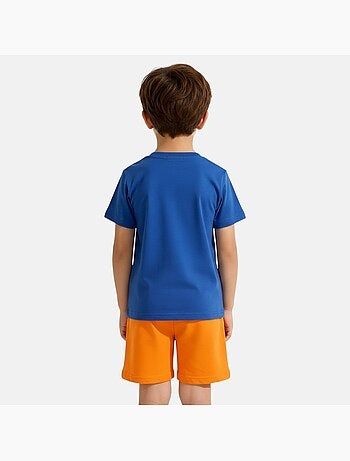 Dragon ball z - conjunto infantil de camiseta e shorts combinando