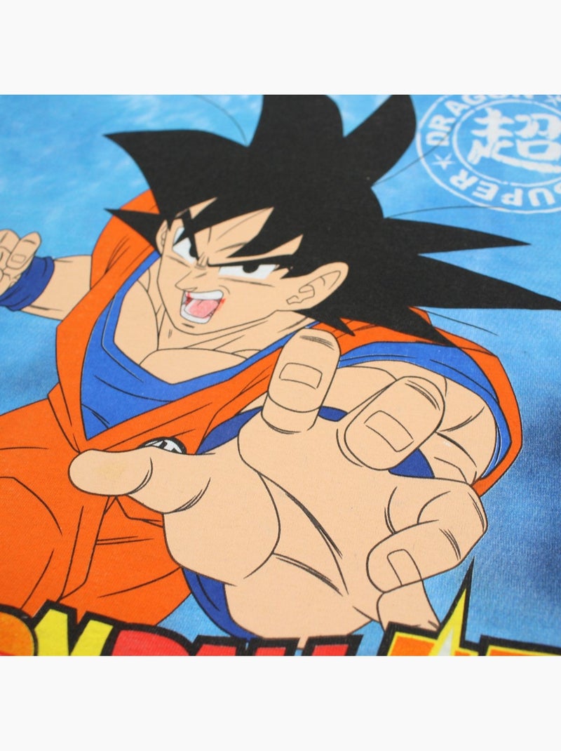 Dragon ball z - conjunto infantil de camiseta e shorts combinando Azul-marinho - Kiabi