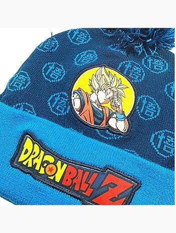 Dragon Ball Z - Gorro com pompom e padrões menino