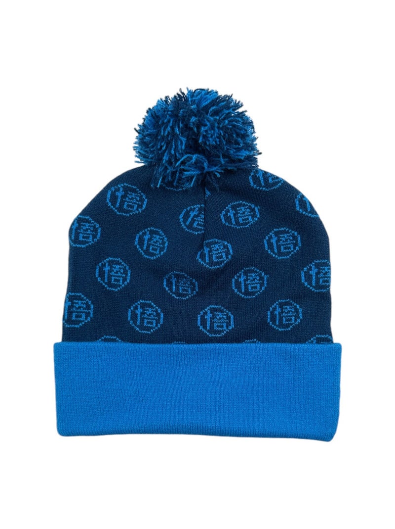 Dragon Ball Z - Gorro com pompom e padrões menino Azul-marinho - Kiabi