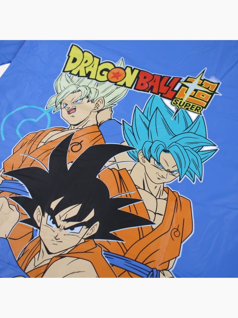 Dragon Ball Z - Impermeável com botões de pressão menino Azul - Kiabi