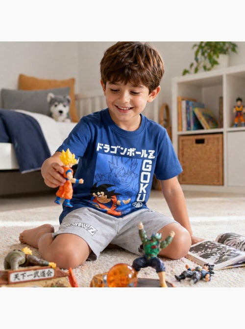 Dragon Ball Z - T-shirt com estampa e calções a condizer - Kiabi Dragon Ball Z - T-shirt com estampa e calções a condizer - Kiabi