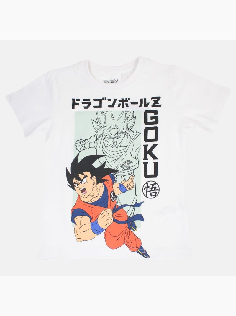Dragon Ball Z - T-shirt com estampa e calções a condizer Branco - Kiabi