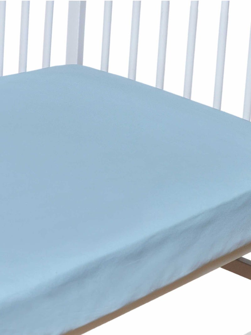 Drap-housse em algodão | sevira kids Azul-céu - Kiabi