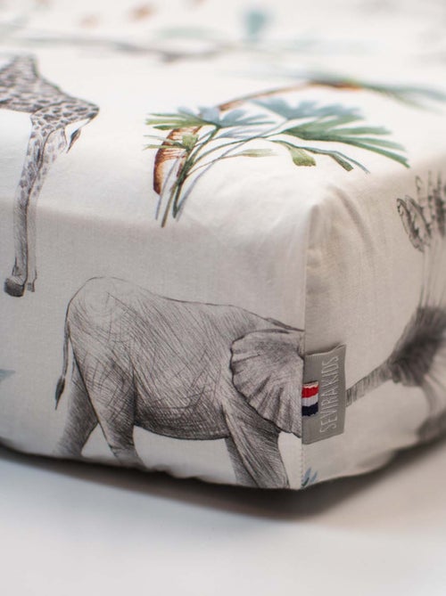Drap-housse em cetim de algodão | sevira kids - Kiabi Drap-housse em cetim de algodão | sevira kids - Kiabi