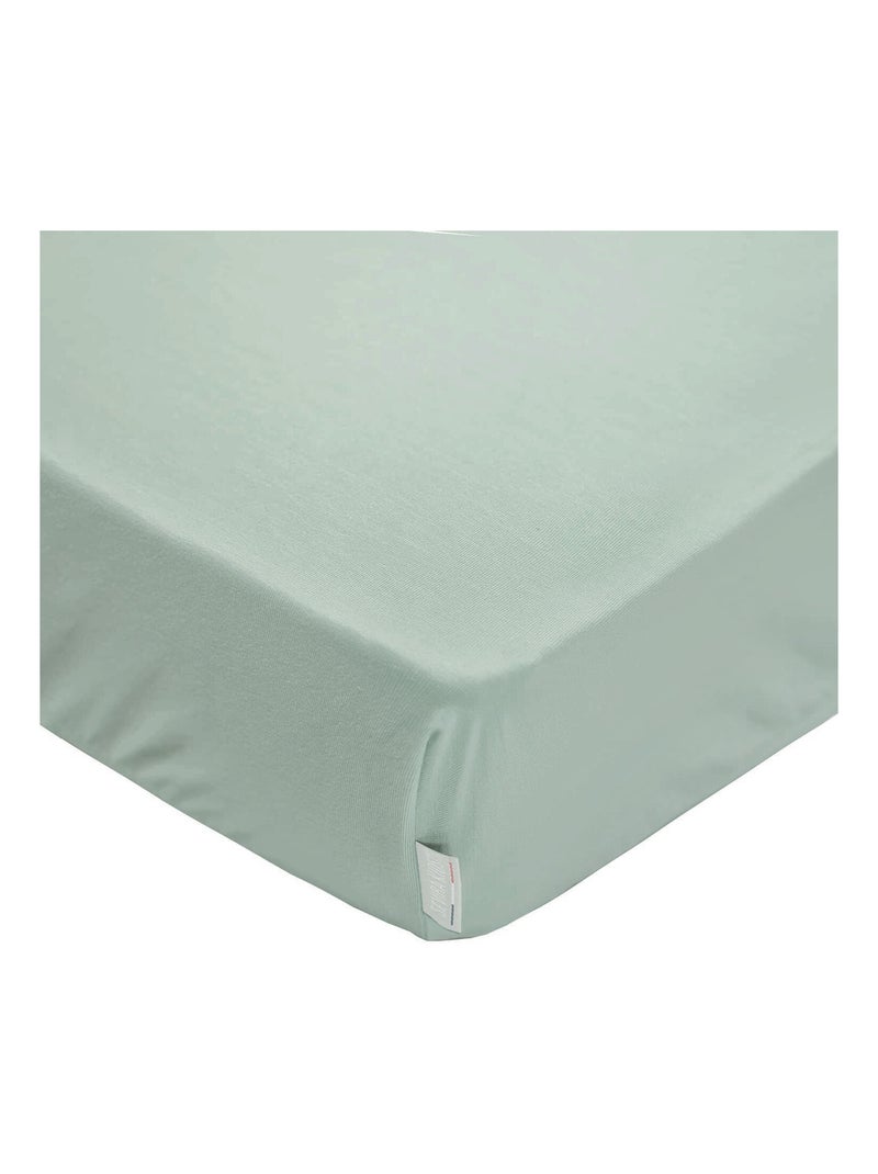 Drap-housse em jersey | sevira kids Verde-água - Kiabi