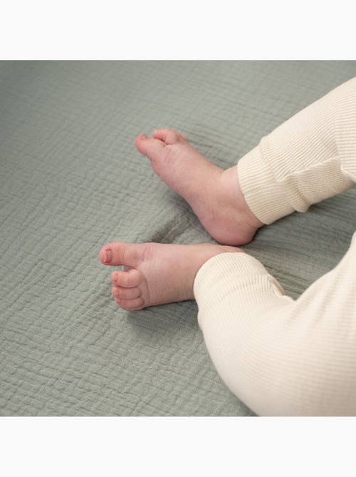 Drap-housse para berço em gaze de algodão | sevira kids - Kiabi