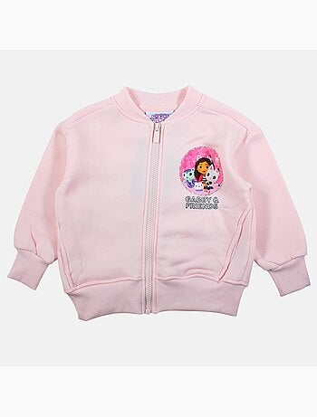 Dreamworks - casaco com fecho de correr estampado, com acabamentos em malha canelada