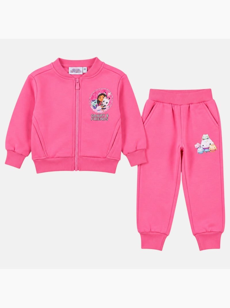 Dreamworks - conjunto de camisola e calças de treino estampadas, com acabamento em canelado Rosa - Kiabi