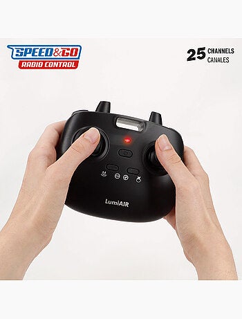 Drone 360º brinquedo de controlo remoto com luzes led 17x17 cm speed & go