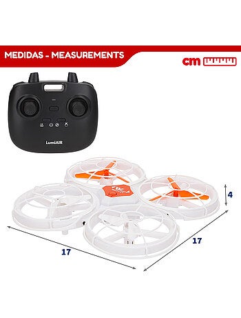 Drone 360º brinquedo de controlo remoto com luzes led 17x17 cm speed & go
