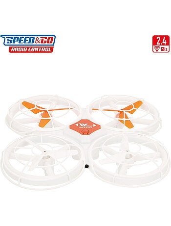 Drone 360º brinquedo de controlo remoto com luzes led 17x17 cm speed & go