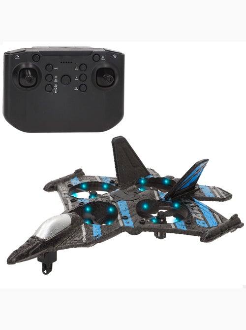 Drone de combate controlado remotamente de 25 cm com rotação de 360° e giroscópio speed & go - Kiabi