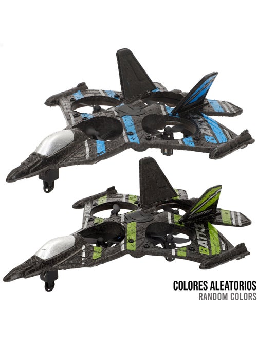 Drone de combate controlado remotamente de 25 cm com rotação de 360° e giroscópio speed & go - Kiabi