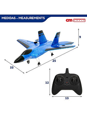 Drone de combate rotação 360º c/estabilizador 25 cm speed & go