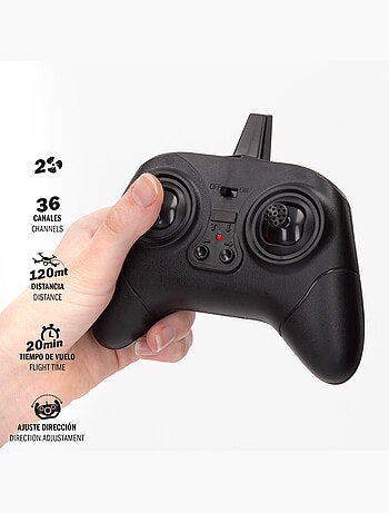 Drone de combate rotação 360º c/estabilizador 25 cm speed & go