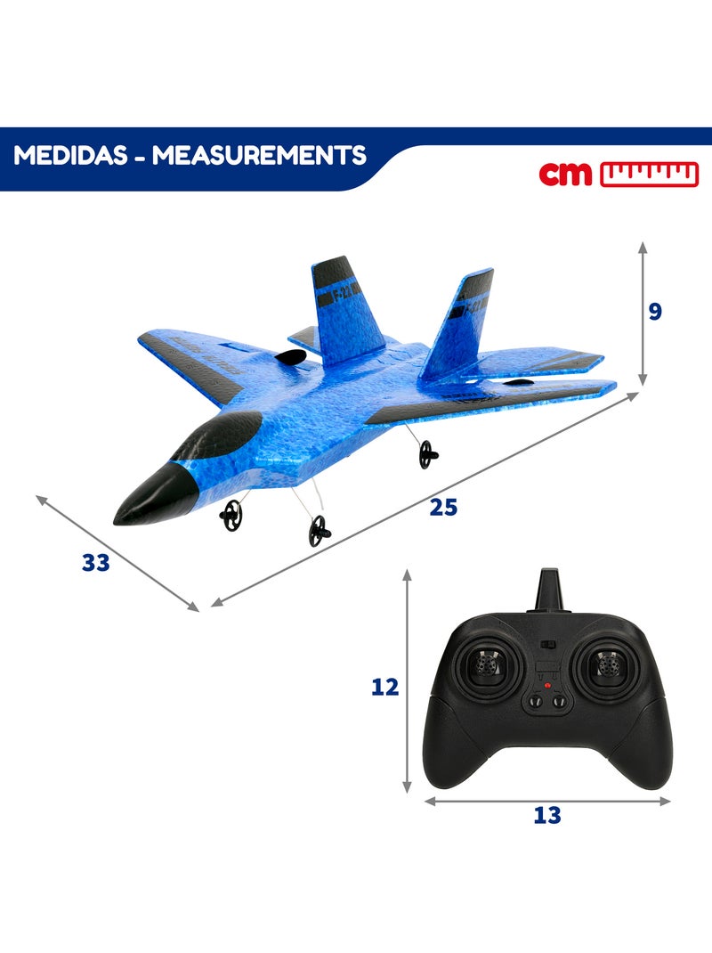 Drone de combate rotação 360º c/estabilizador 25 cm speed & go N/D - Kiabi