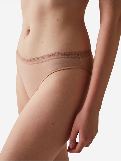 Easy algodão trim slip penti - Kiabi Easy algodão trim slip penti - Kiabi