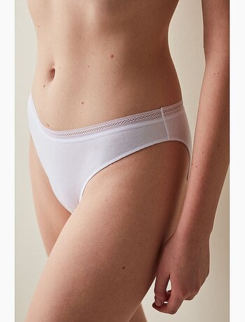 Easy algodão trim slip penti