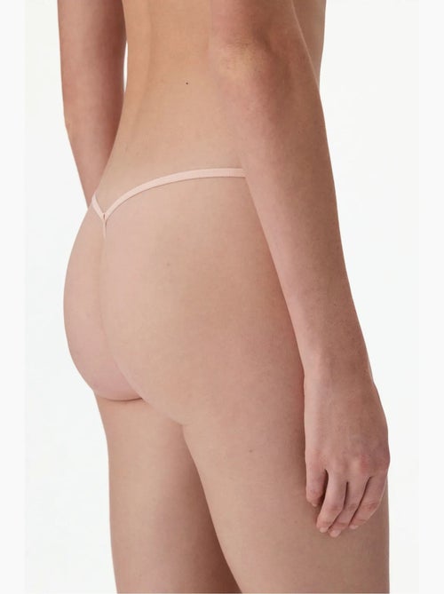 Easy renda decote em v floral string penti - Kiabi