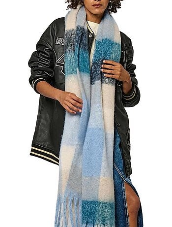 Écharpe Feminina Kaporal Menny Azul e Branca