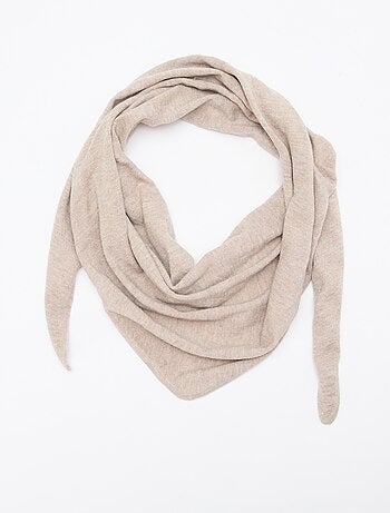 Echarpe lenço triangular para atar